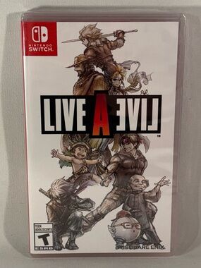 🎮 LIVE A LIVE NINTENDO SWITCH SQUARE ENIX VIDEO GAME [BRAND NEW, SEALED] 🎮